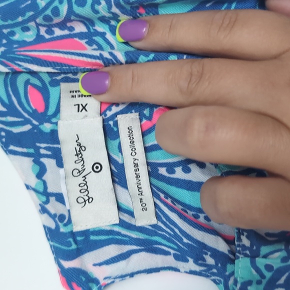 Lilly for Target My Fans long dress XL NWT - Picture 2 of 4